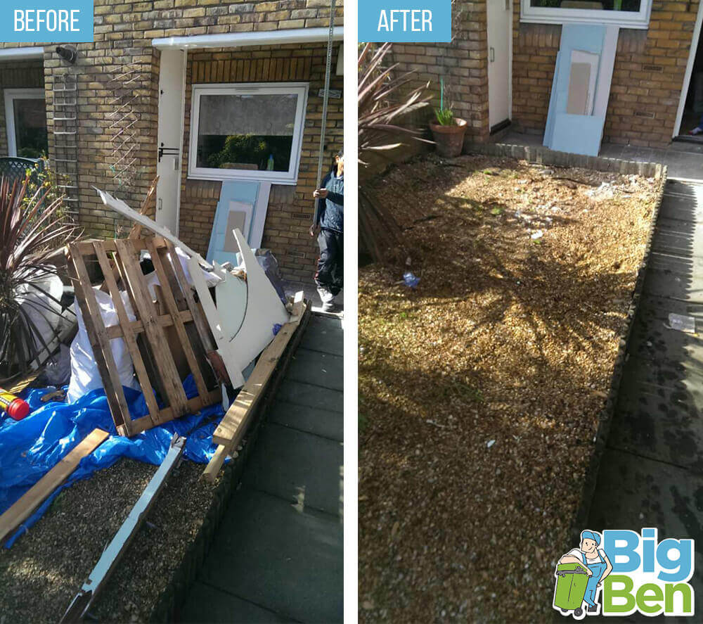 Before-After Rubbish Clearance London