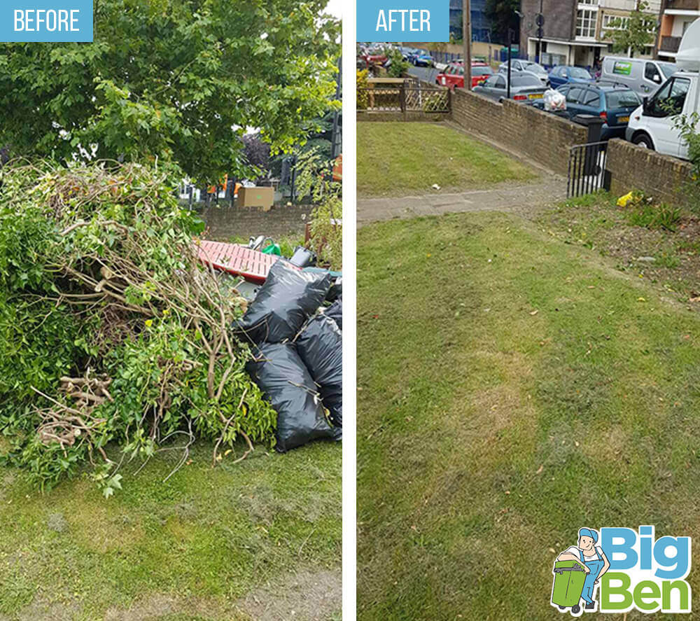 Before-After Rubbish Clearance London