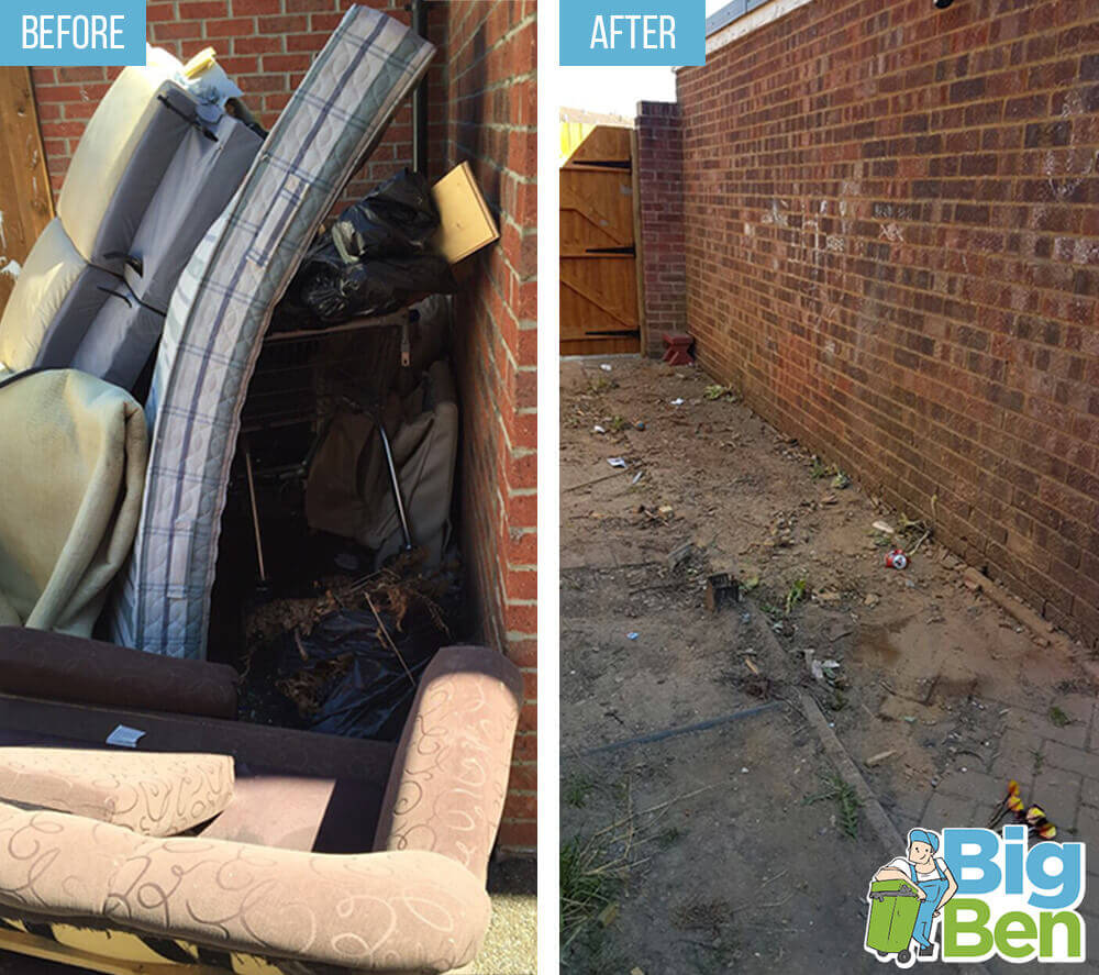 Before-After Rubbish Clearance London