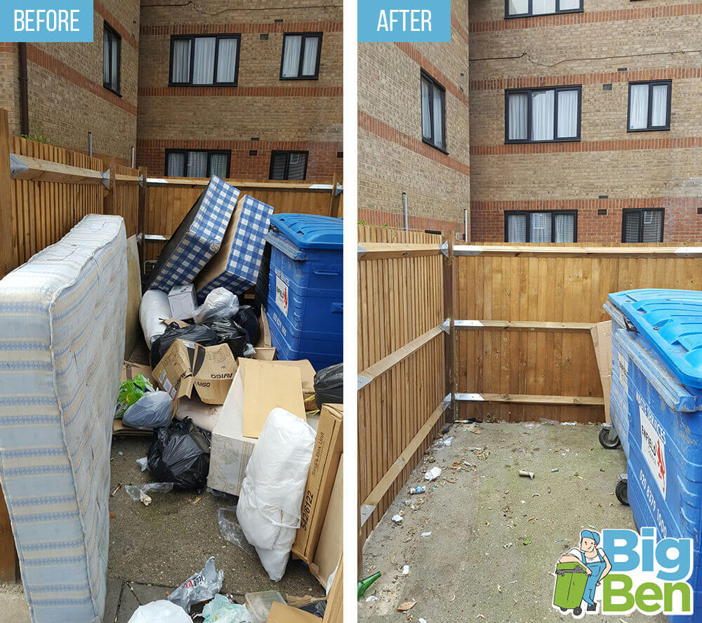 Before-After Rubbish Clearance London